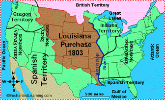 Turning Points - The Louisiana Purchase Vente de la Louisiane &quot;Sale of Louisiana&quot;
